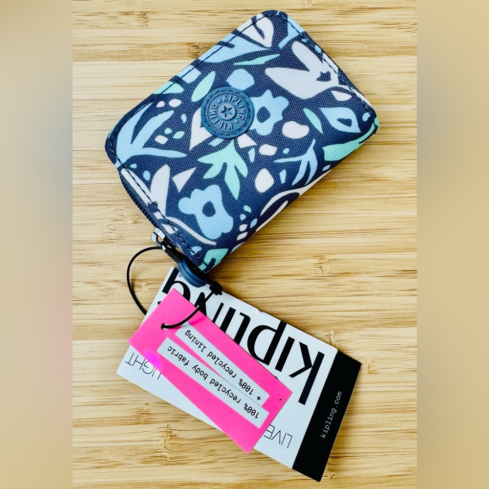 Kipling Kenzie Shoulder Bag Satchel & Tops Wallet Meadow Melody 2PC - Picture 7 of 9